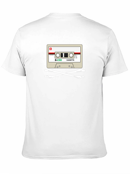 Cassette Skull T-Shirt - Retro Music Tee