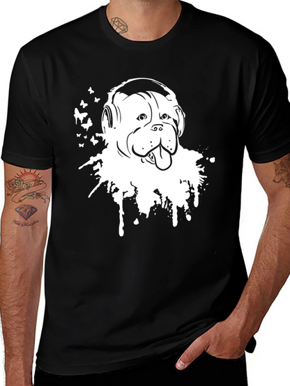 Dog DJ Graphic T-Shirt