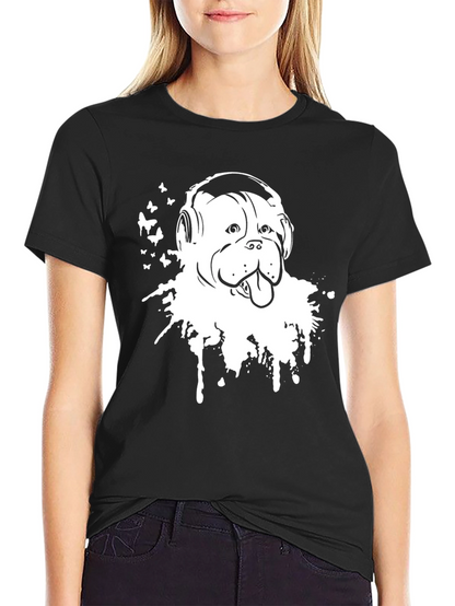 Dog DJ Graphic T-Shirt