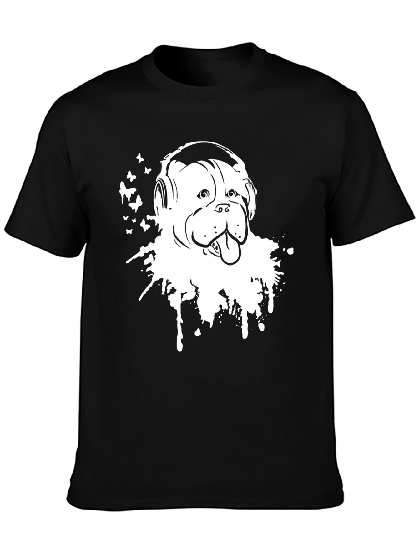 Dog DJ Graphic T-Shirt