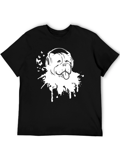 Dog DJ Graphic T-Shirt