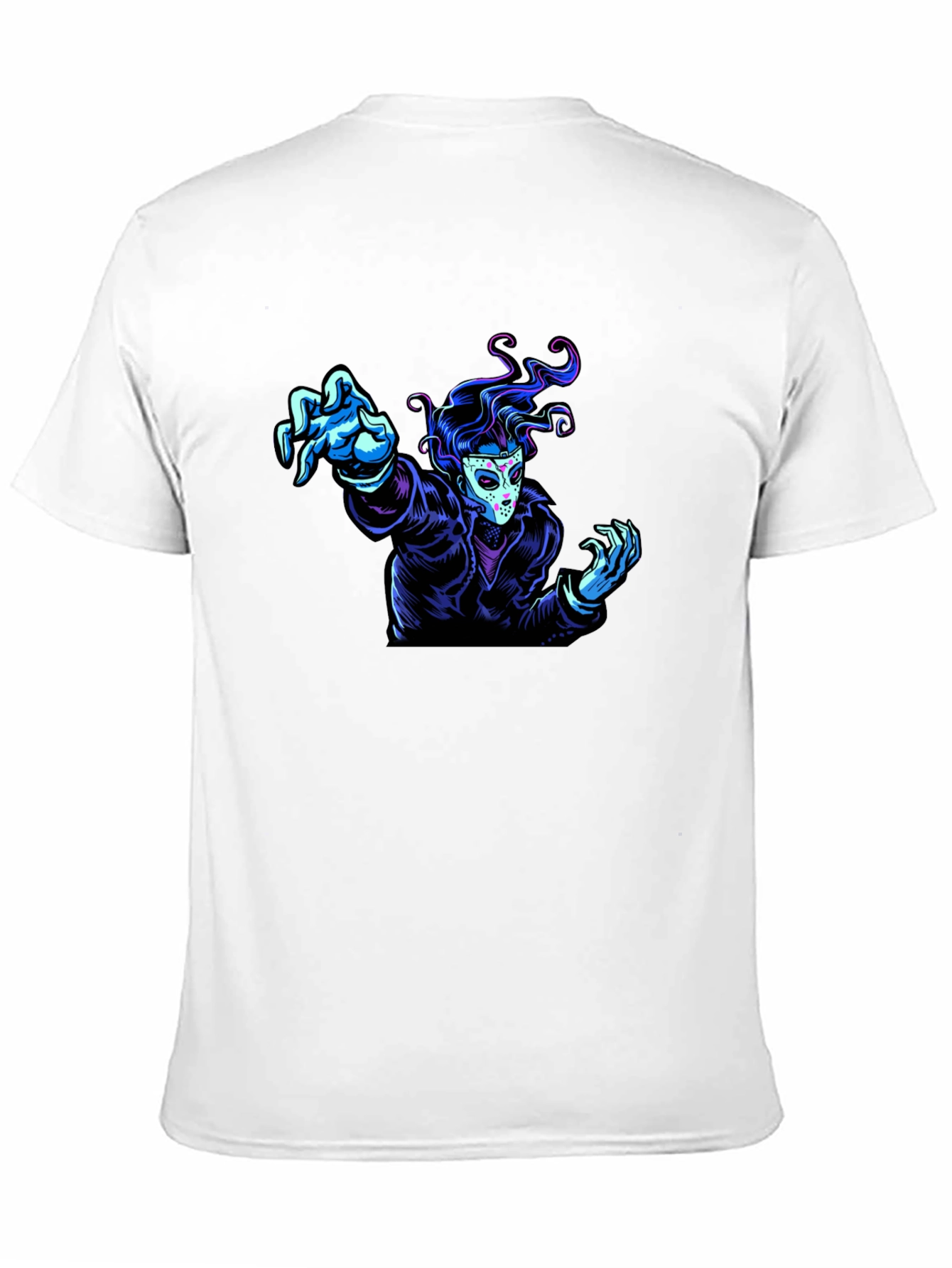 Graphic Tee - Masked Figure Design