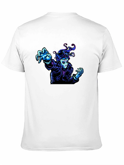 Graphic Tee - Masked Figure Design