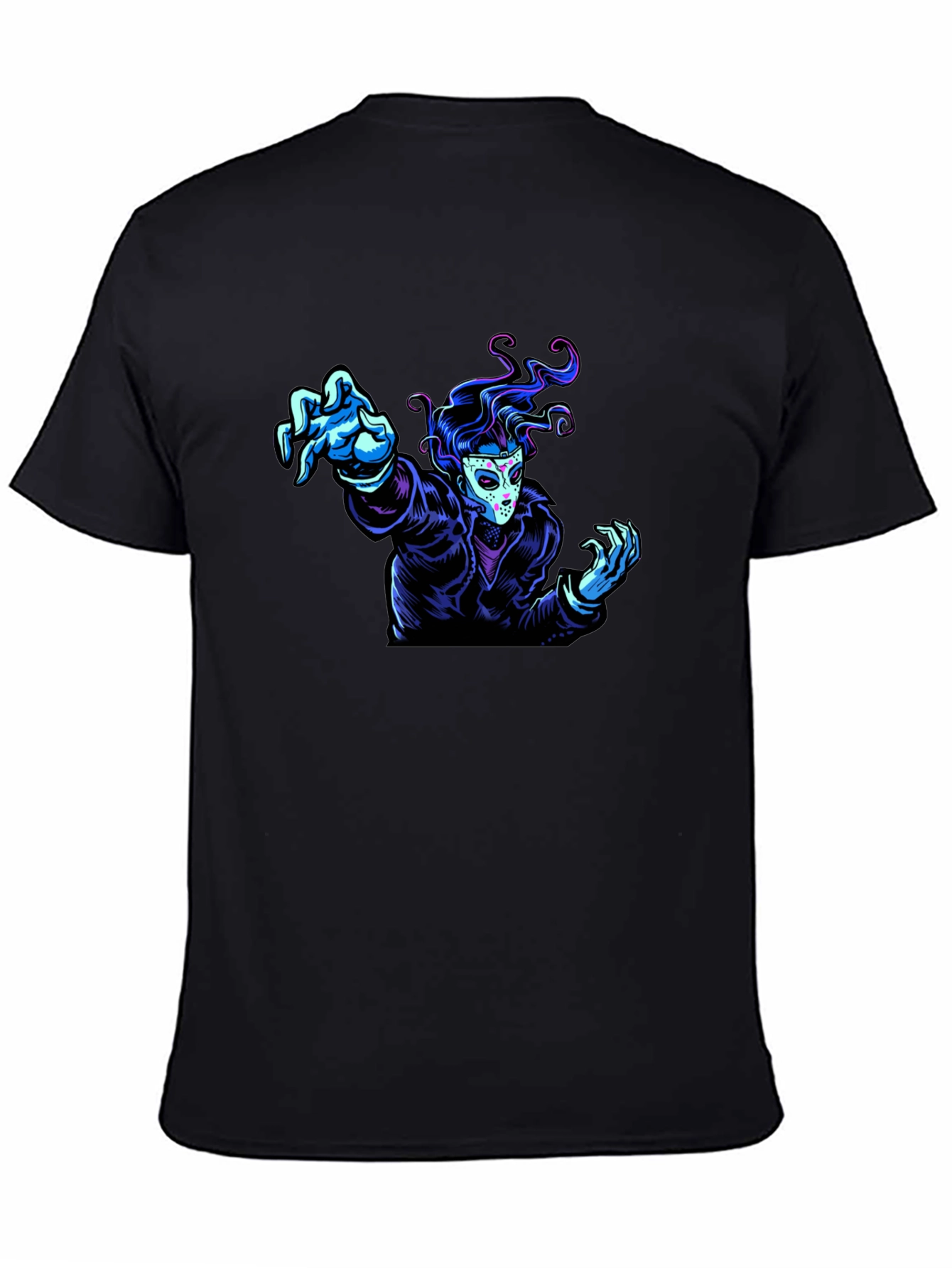 Graphic Tee - Masked Figure Design