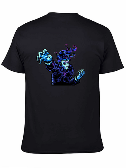 Graphic Tee - Masked Figure Design
