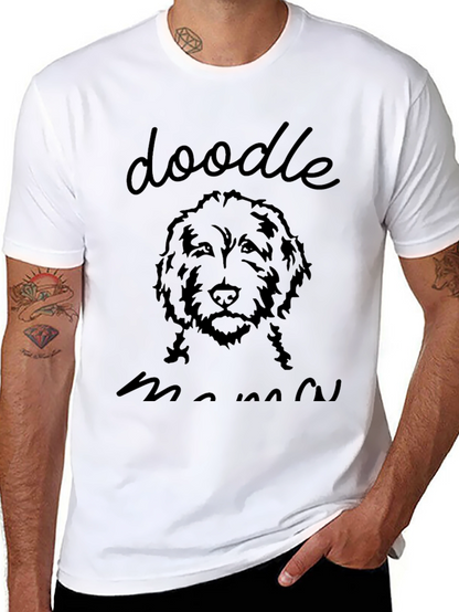 Doodle Mama Black T-Shirt - Dog Lover Tee
