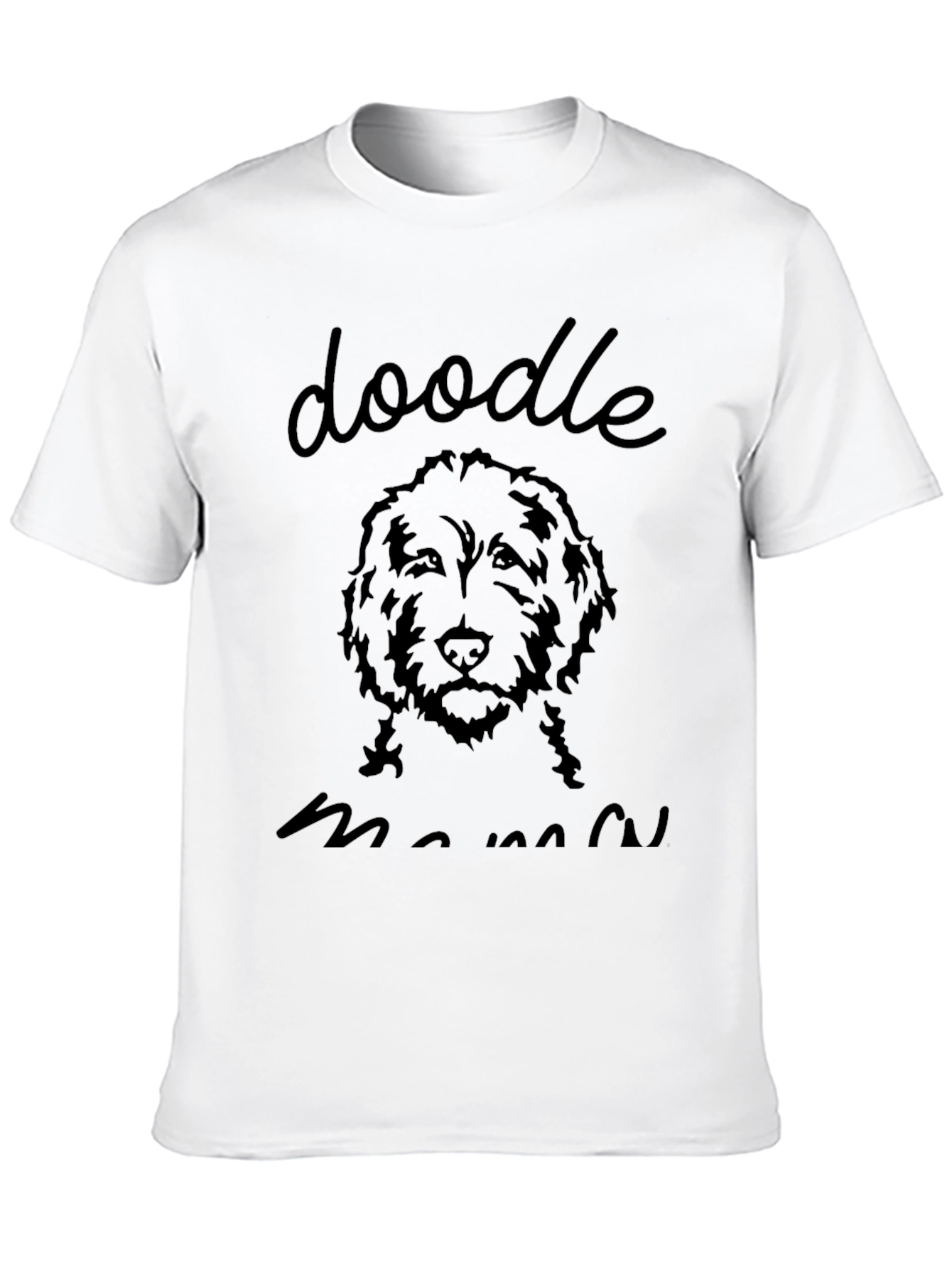 Doodle Mama Black T-Shirt - Dog Lover Tee