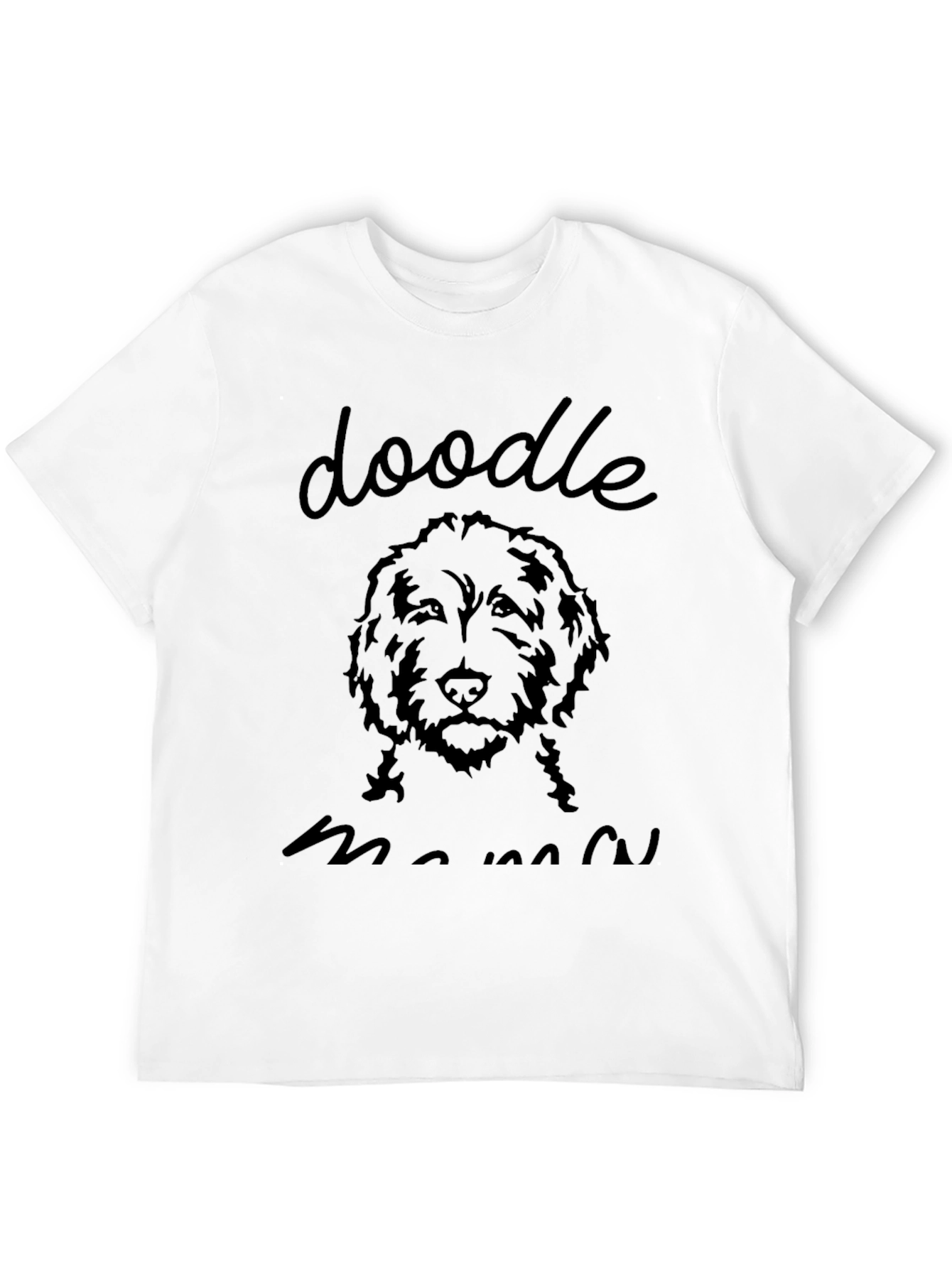 Doodle Mama Black T-Shirt - Dog Lover Tee