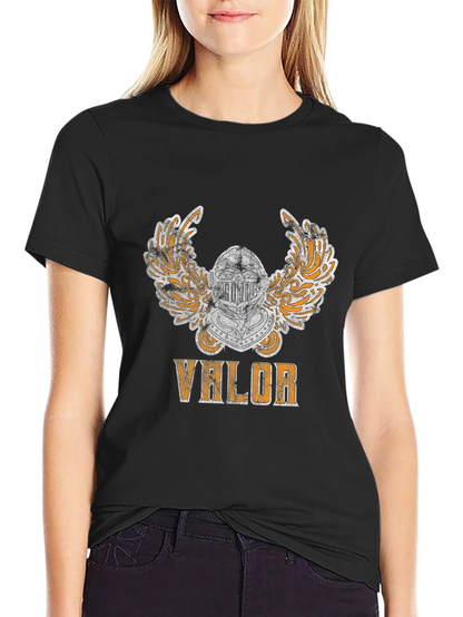 Valor Knight Helmet Graphic Tee