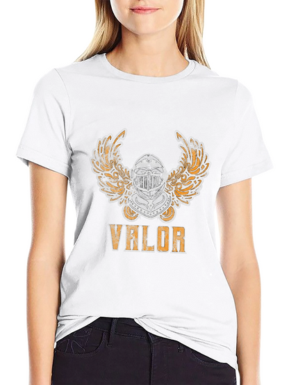 Valor Knight Helmet Graphic Tee