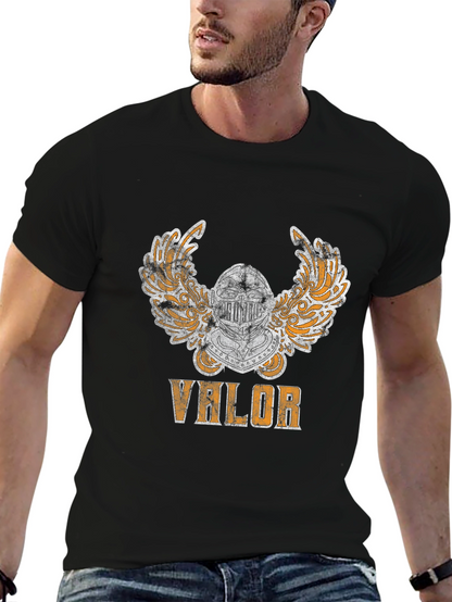 Valor Knight Helmet Graphic Tee