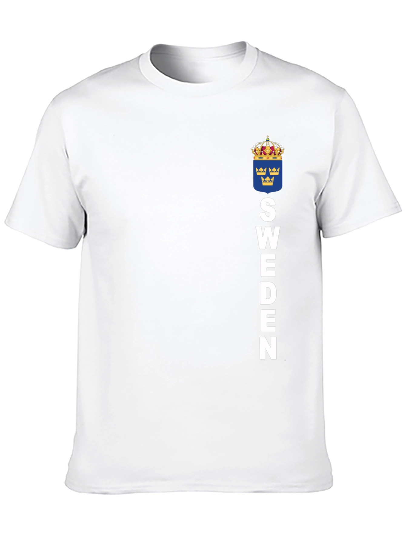 Sweden Flag T-Shirt - Black Graphic Tee