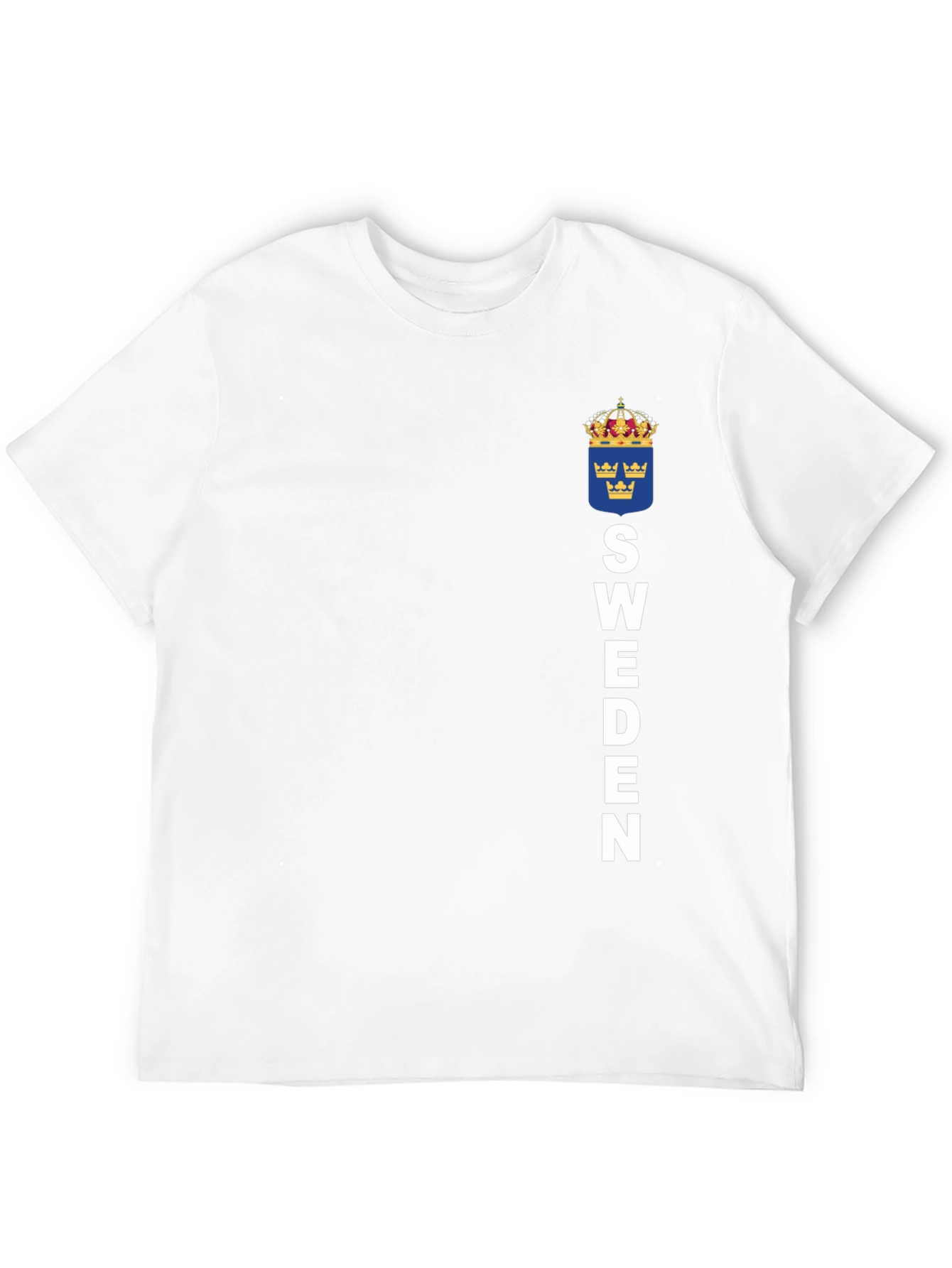 Sweden Flag T-Shirt - Black Graphic Tee