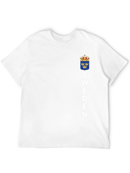 Sweden Flag T-Shirt - Black Graphic Tee