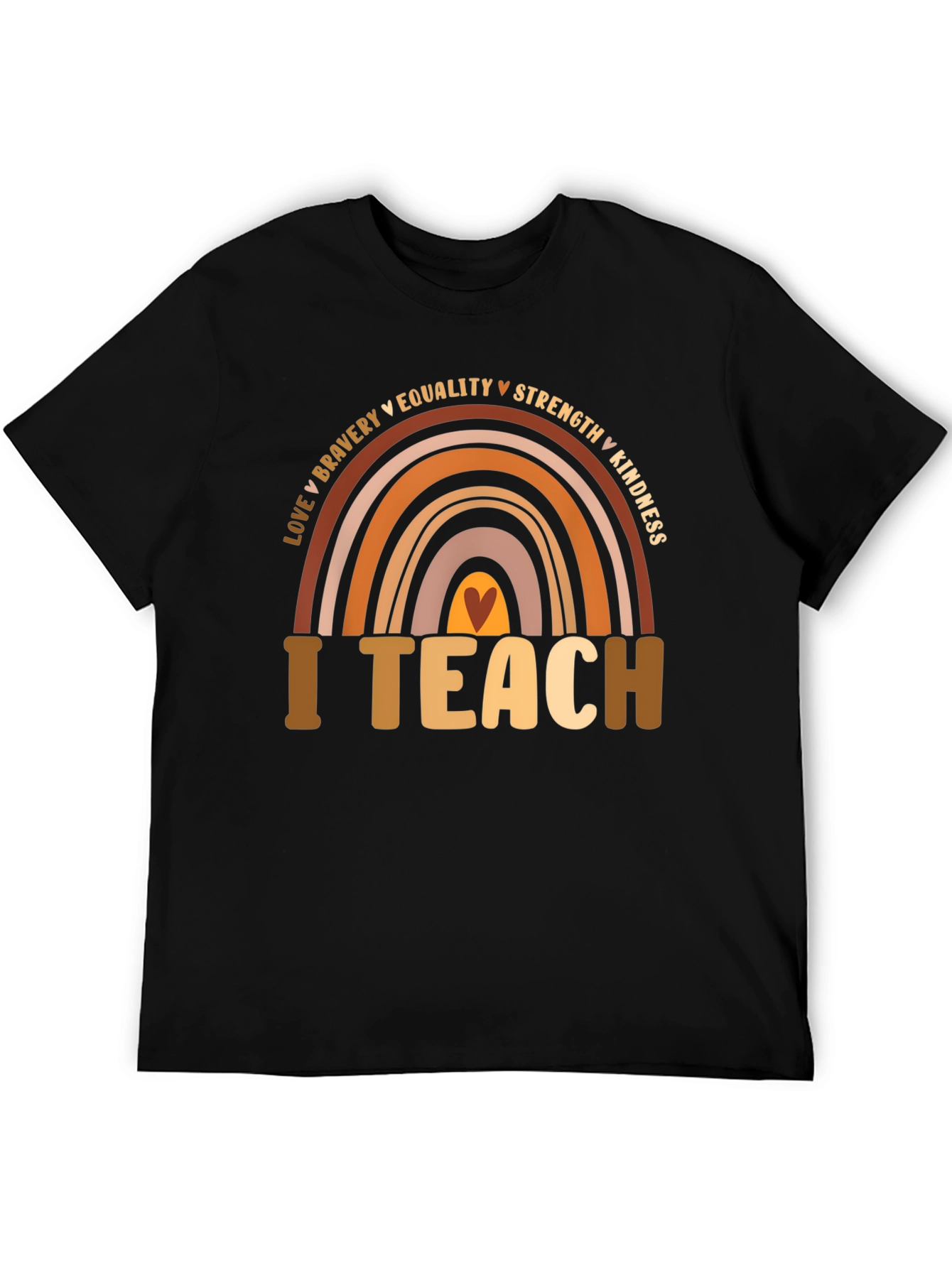 I Teach Rainbow T-Shirt - Teacher Appreciation Tee