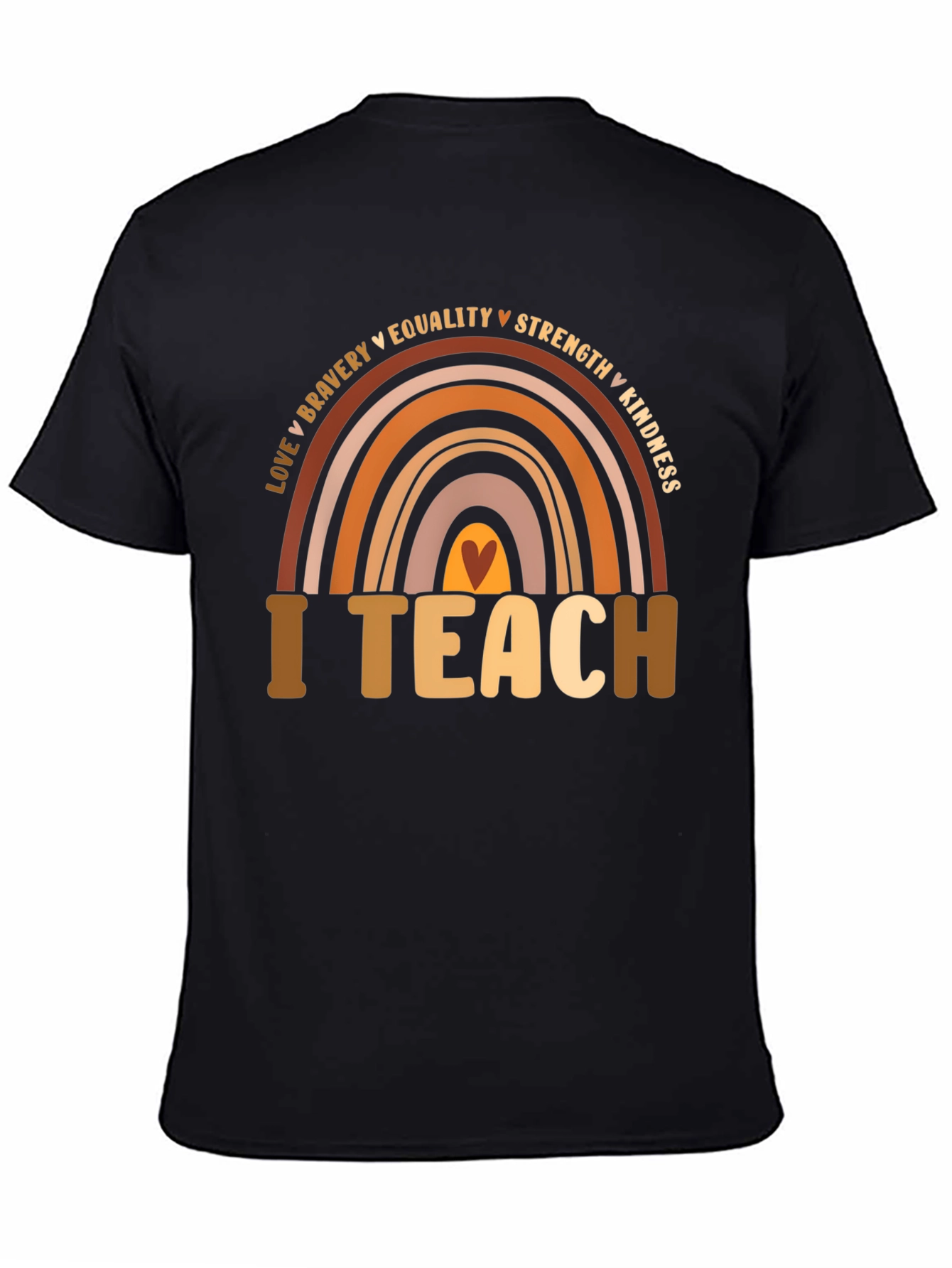 I Teach Rainbow T-Shirt - Teacher Appreciation Tee