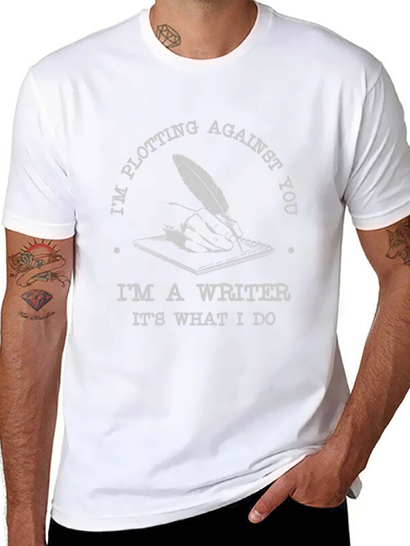 Writer T-Shirt - Plotting Against You Tee