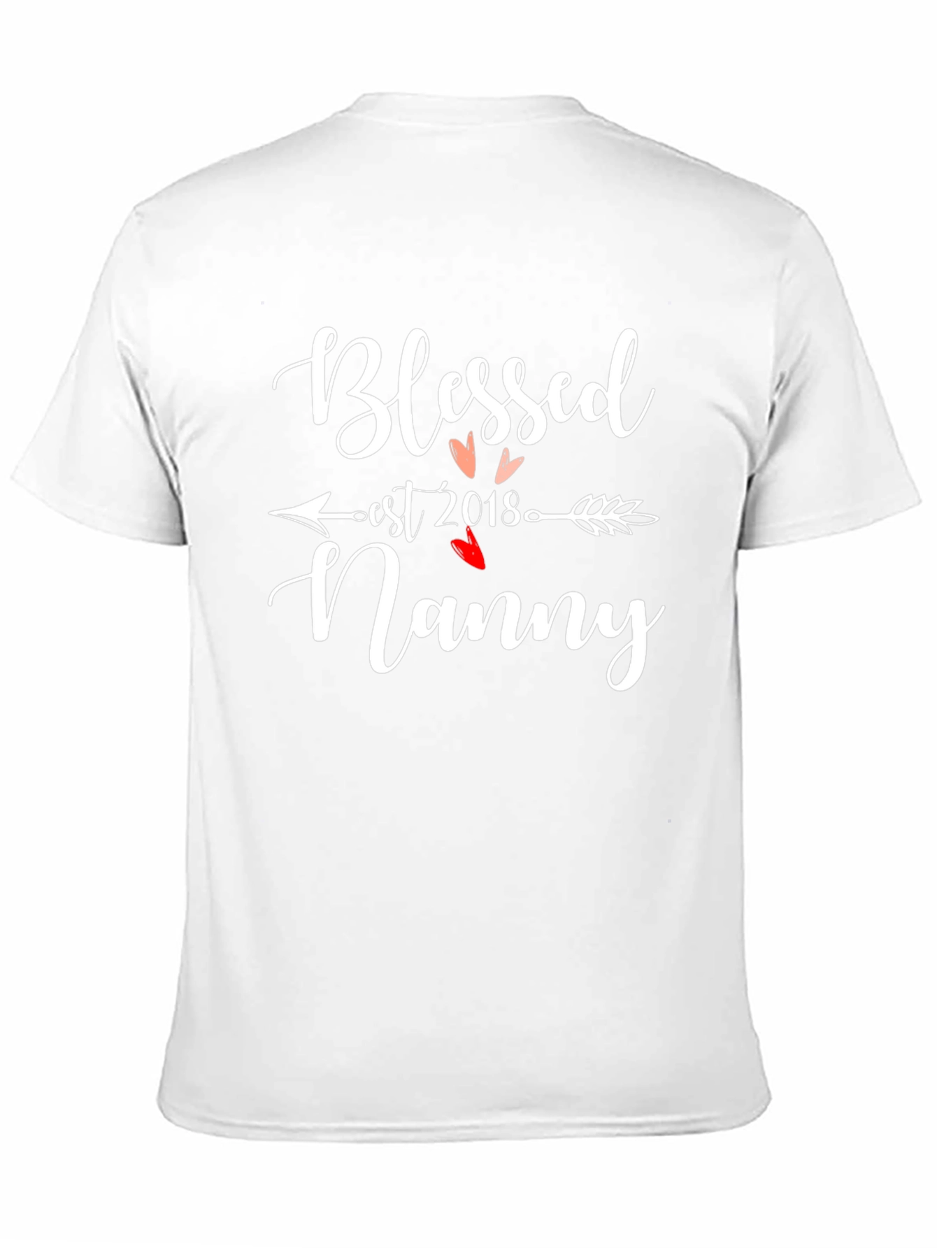Blessed Nanny Est 2018 T-Shirt Black