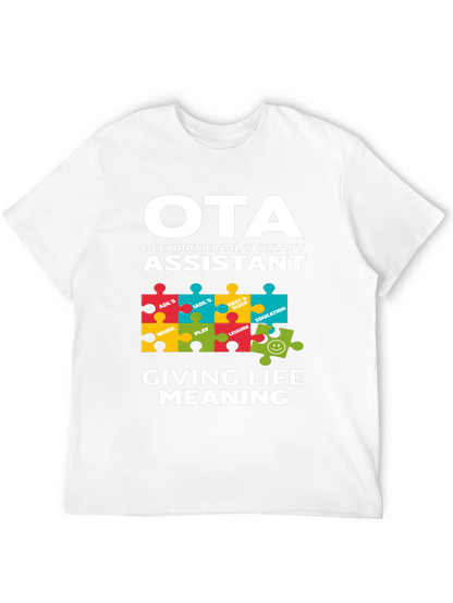 OTA Occupational Therapy Assistant Puzzle T-Shirt