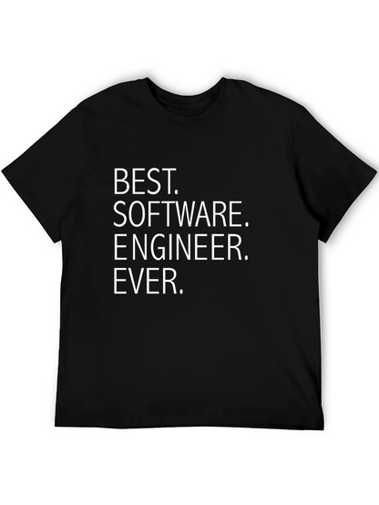 Best Software Engineer Ever T-Shirt - Black