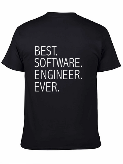 Best Software Engineer Ever T-Shirt - Black