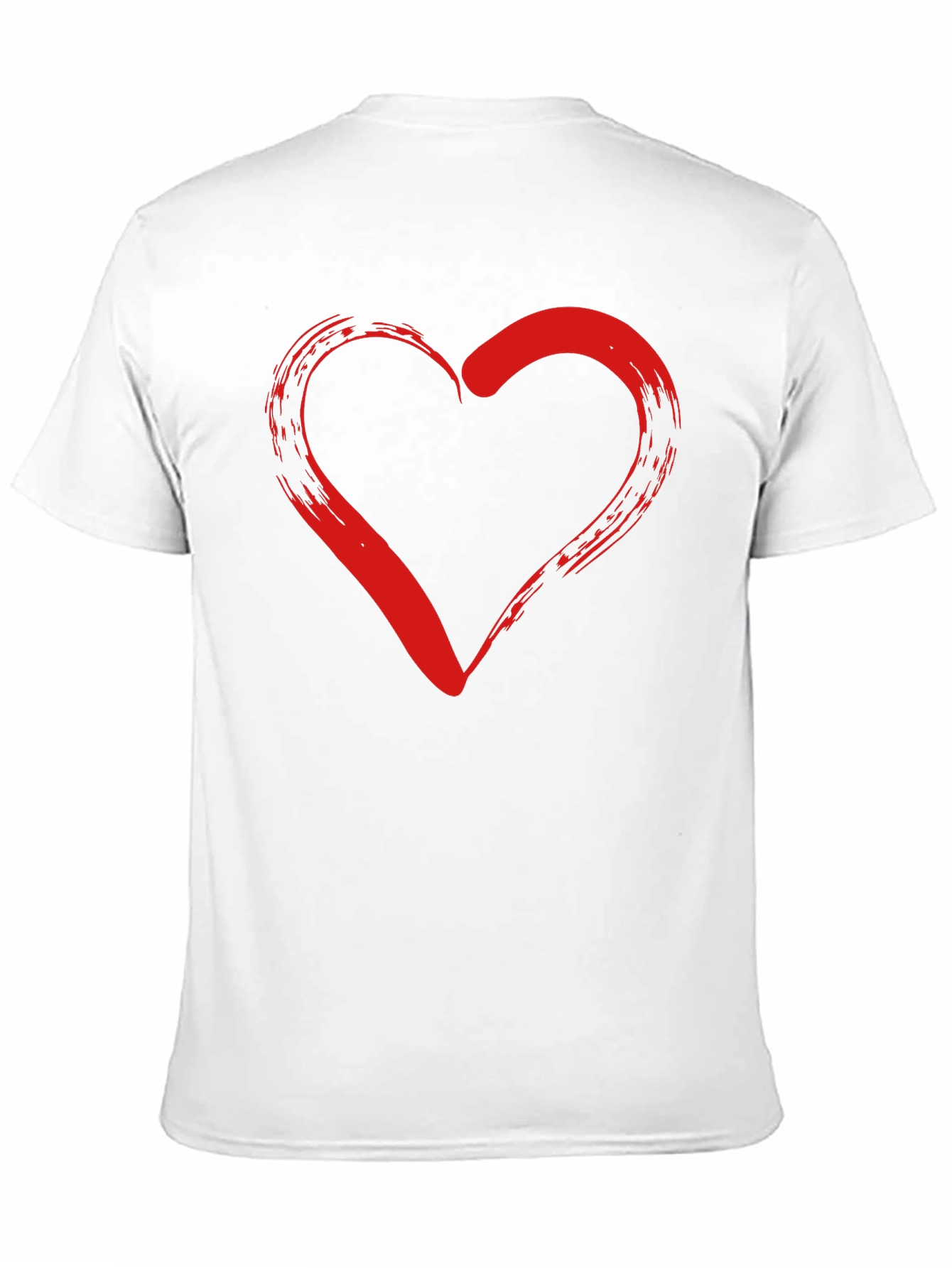 Heart Graphic Black T-Shirt - Stylish Casual Wear