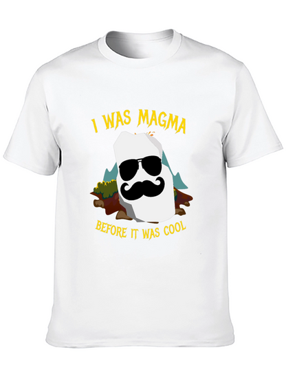 I Was Magma Cool Graphic Tee - Black