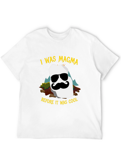I Was Magma Cool Graphic Tee - Black