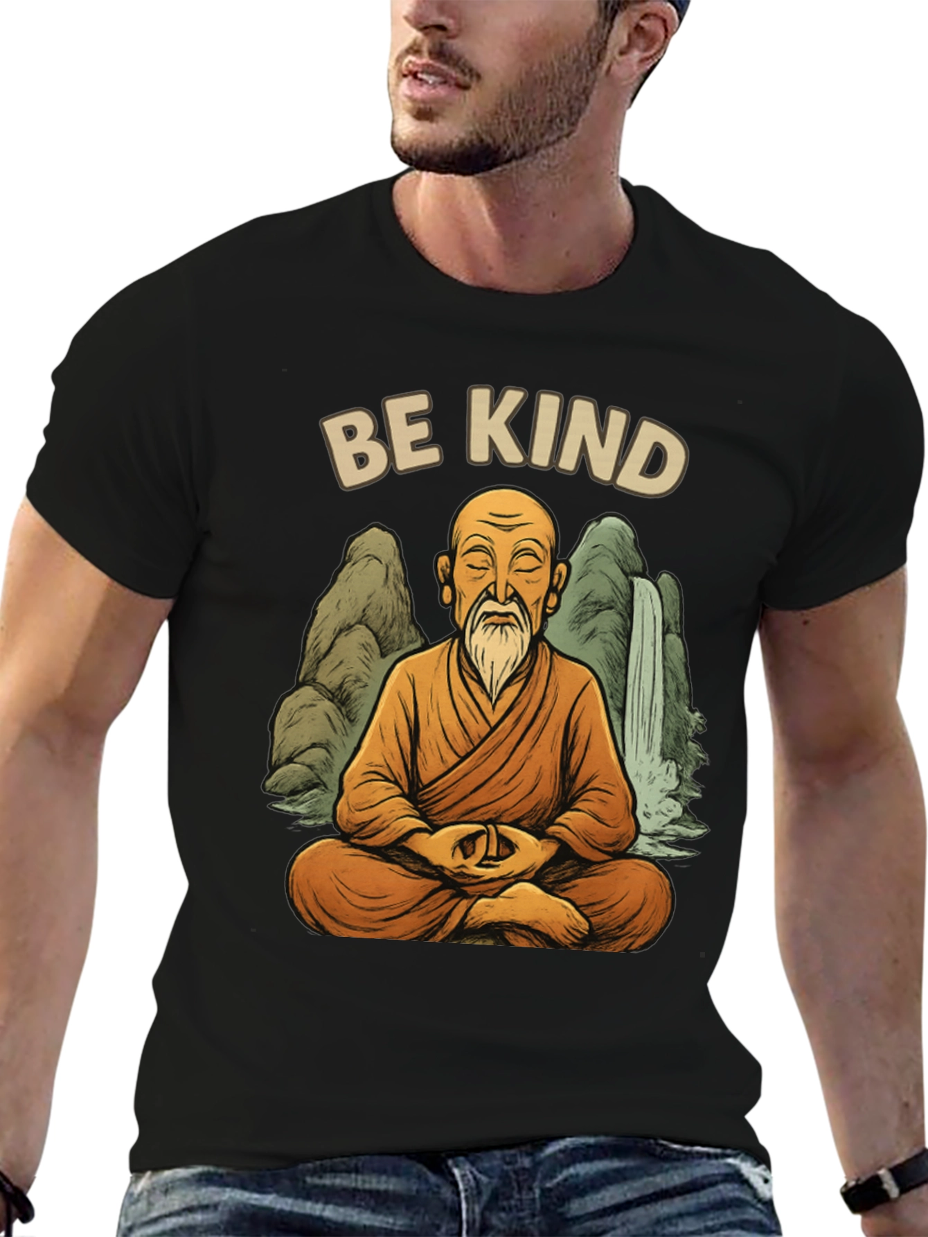 Be Kind Zen Monk T-Shirt