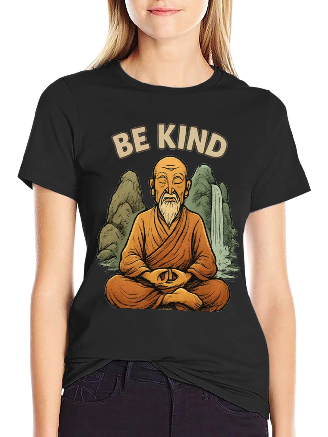 Be Kind Zen Monk T-Shirt