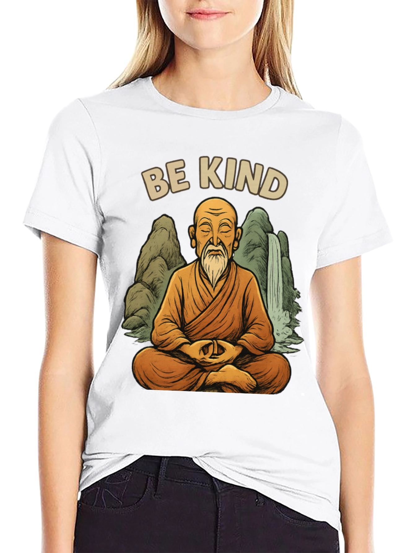 Be Kind Zen Monk T-Shirt