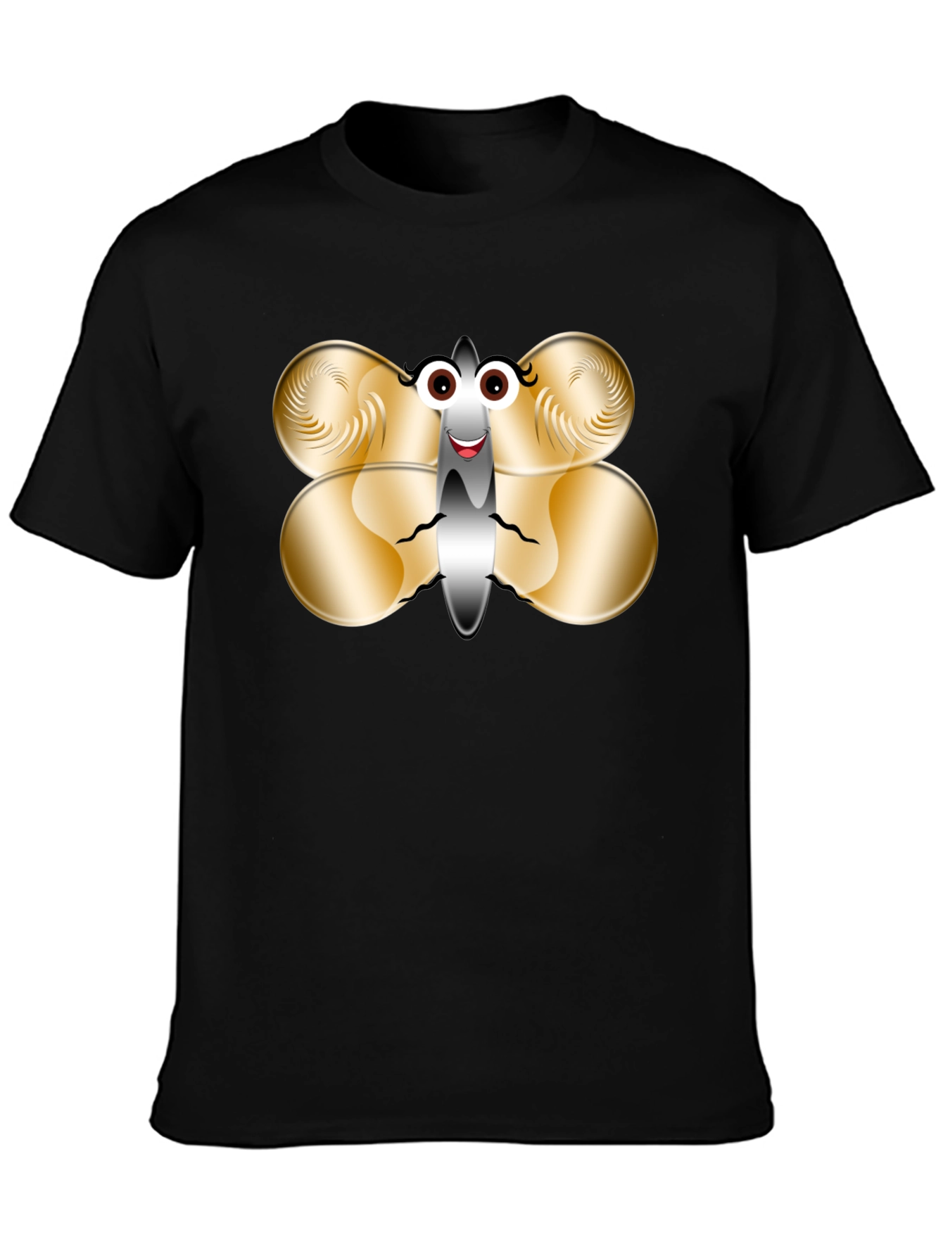 Funny Butterfly Graphic T-Shirt