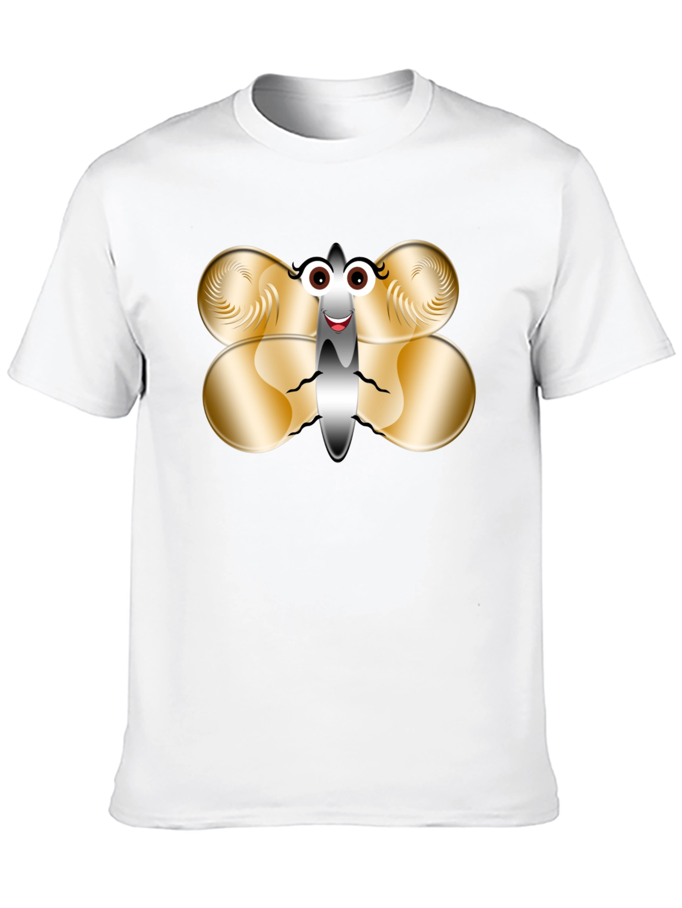 Funny Butterfly Graphic T-Shirt