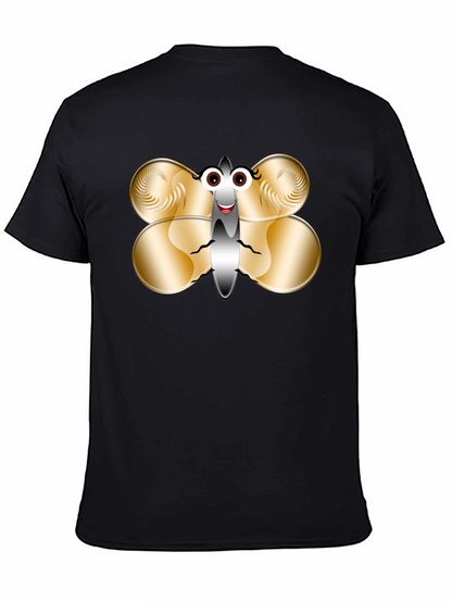 Funny Butterfly Graphic T-Shirt