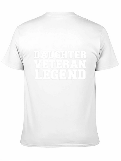 Daughter Veteran Legend T-Shirt - Black