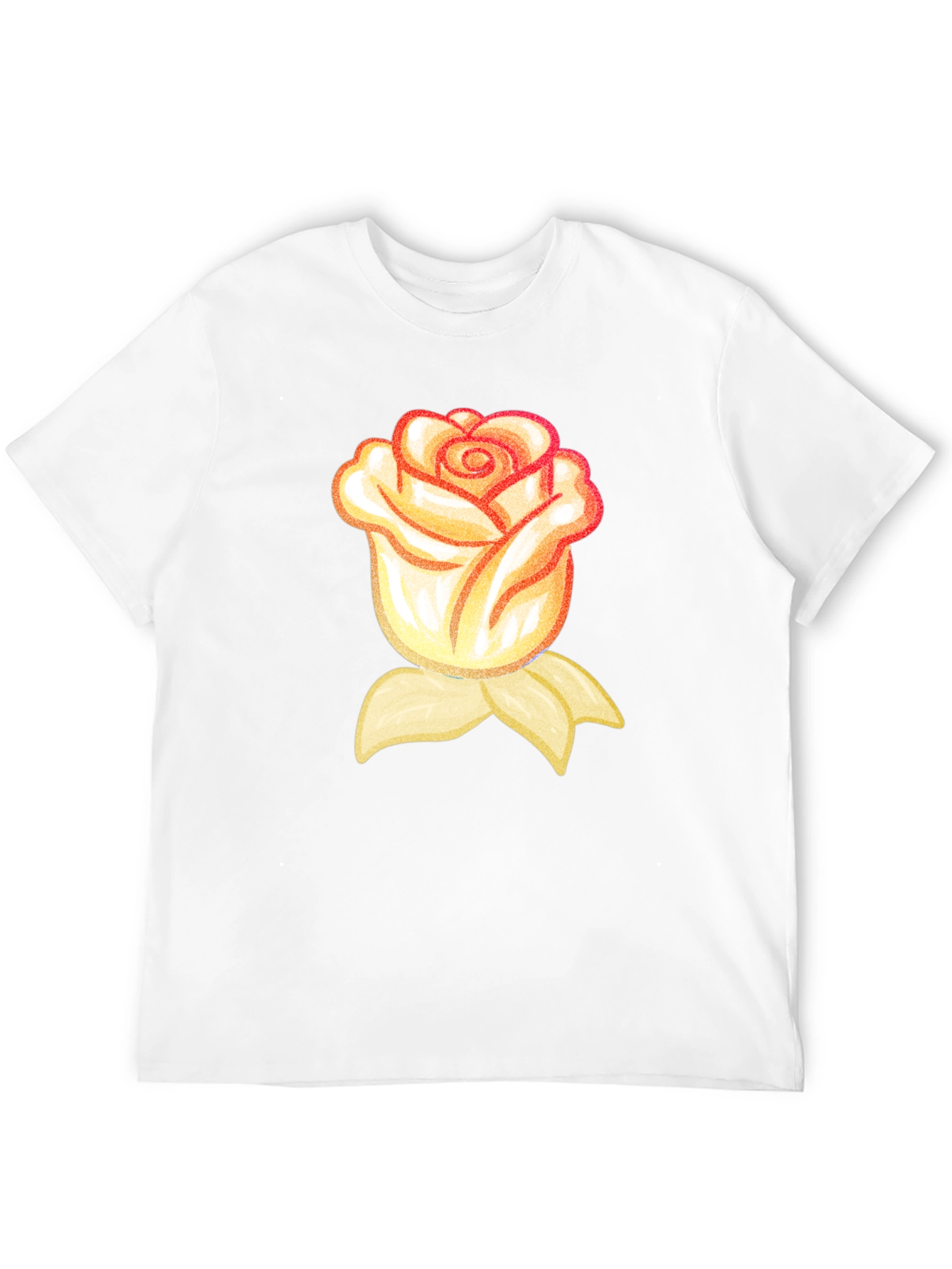 Rose Graphic T-Shirt - Black
