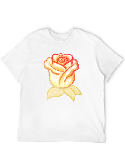 Rose Graphic T-Shirt - Black