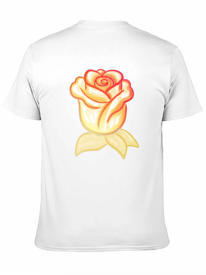 Rose Graphic T-Shirt - Black