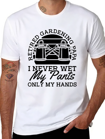 Retired Gardening Papa T-Shirt