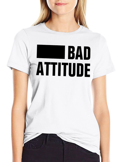 Bad Attitude Graphic T-Shirt - Bold & Edgy Design