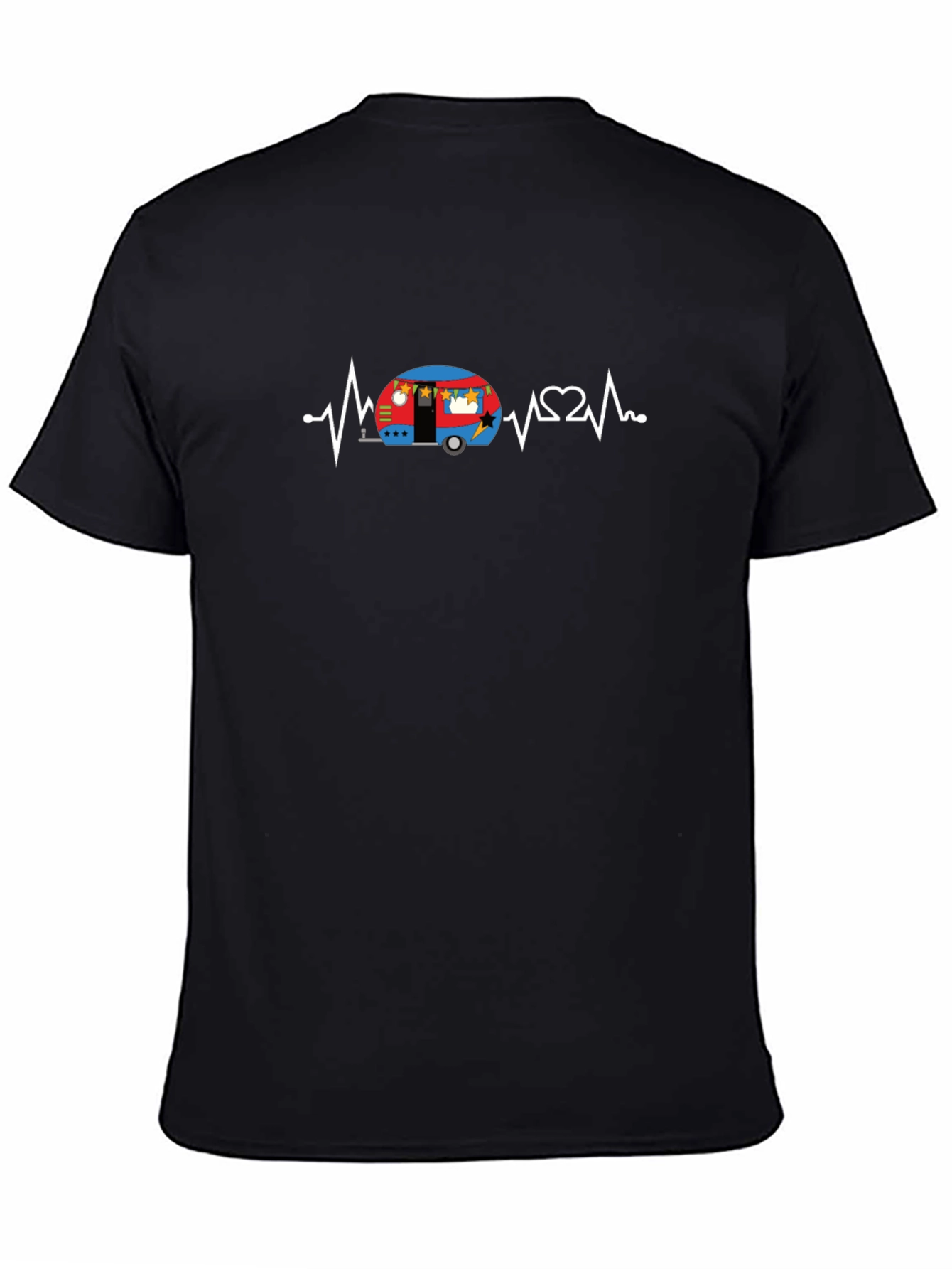 Camper Heartbeat T-Shirt - Camping Lover Tee