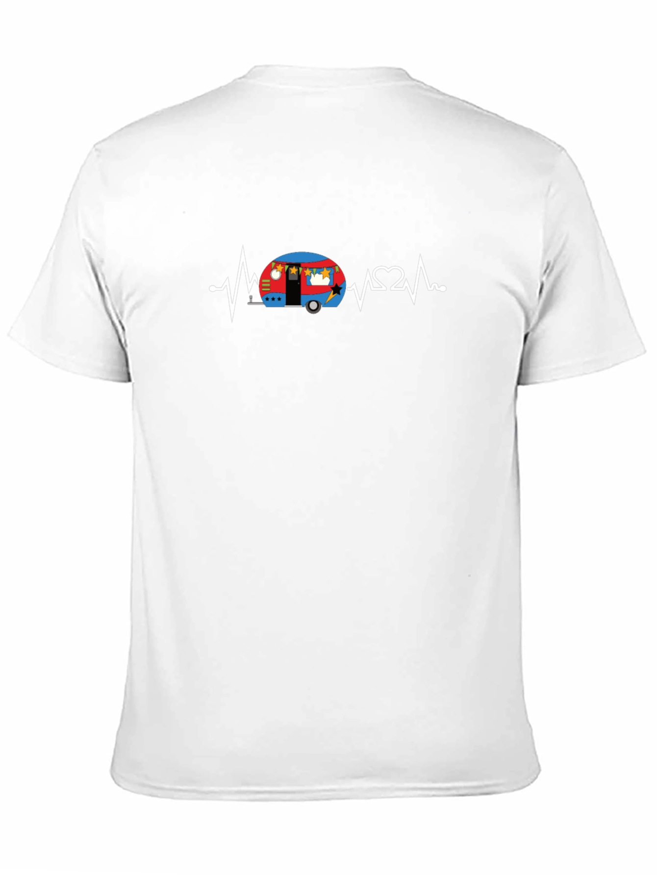 Camper Heartbeat T-Shirt - Camping Lover Tee