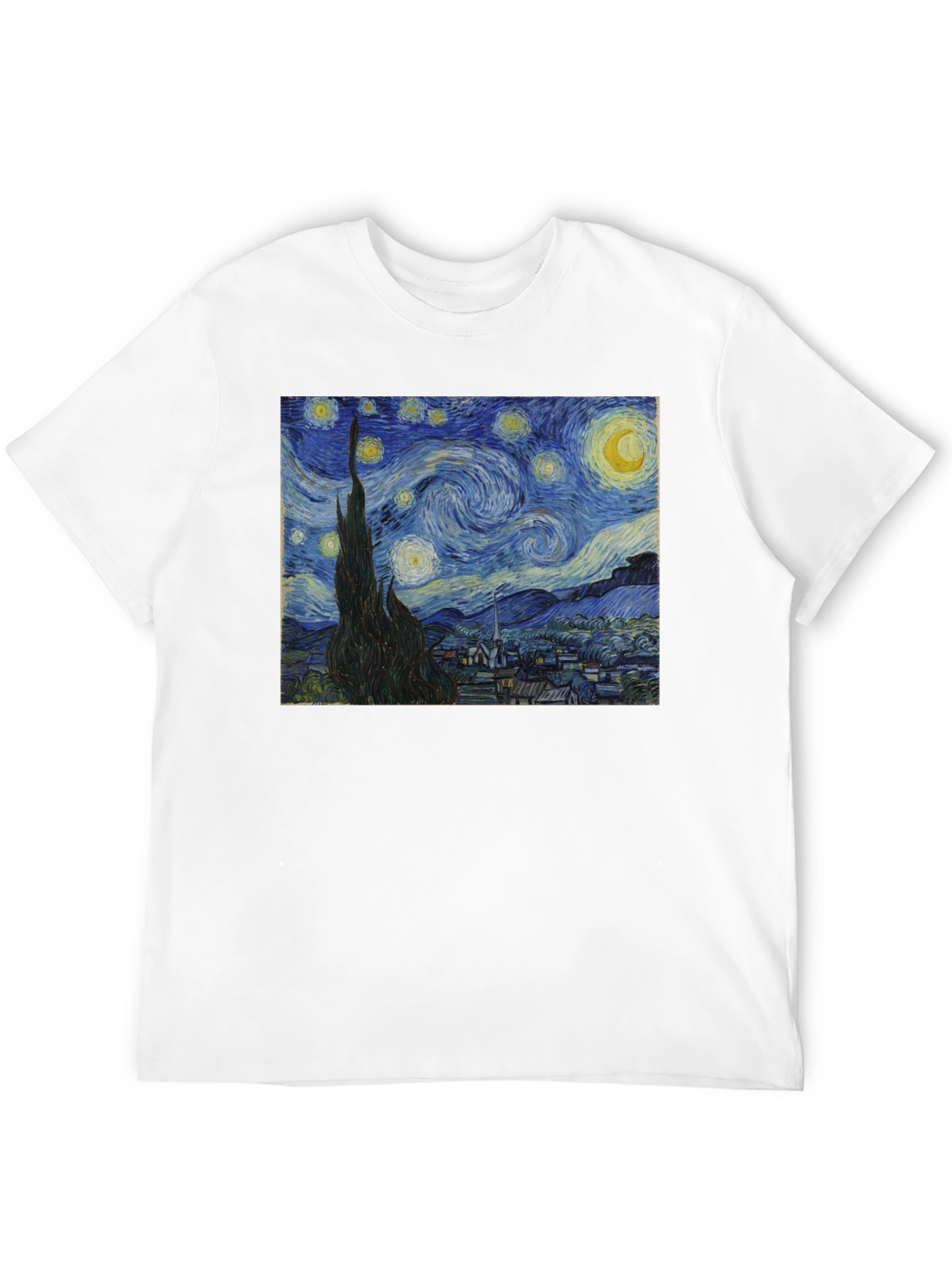 Starry Night Graphic Tee - Art Inspired T-Shirt