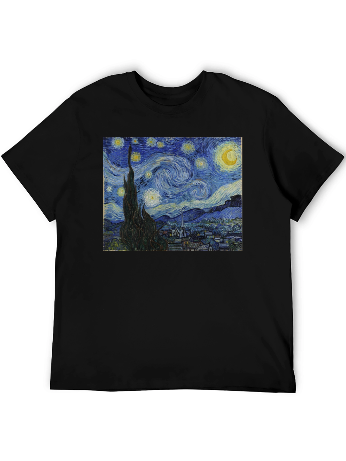 Starry Night Graphic Tee - Art Inspired T-Shirt