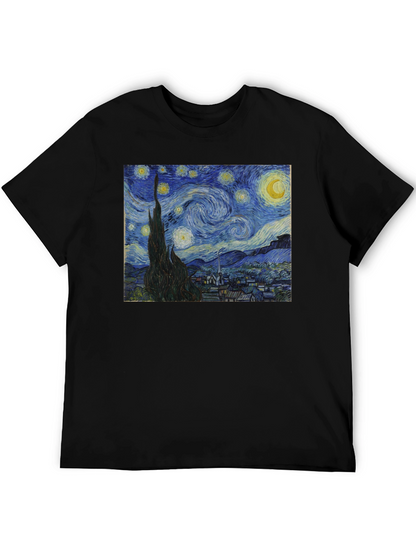 Starry Night Graphic Tee - Art Inspired T-Shirt