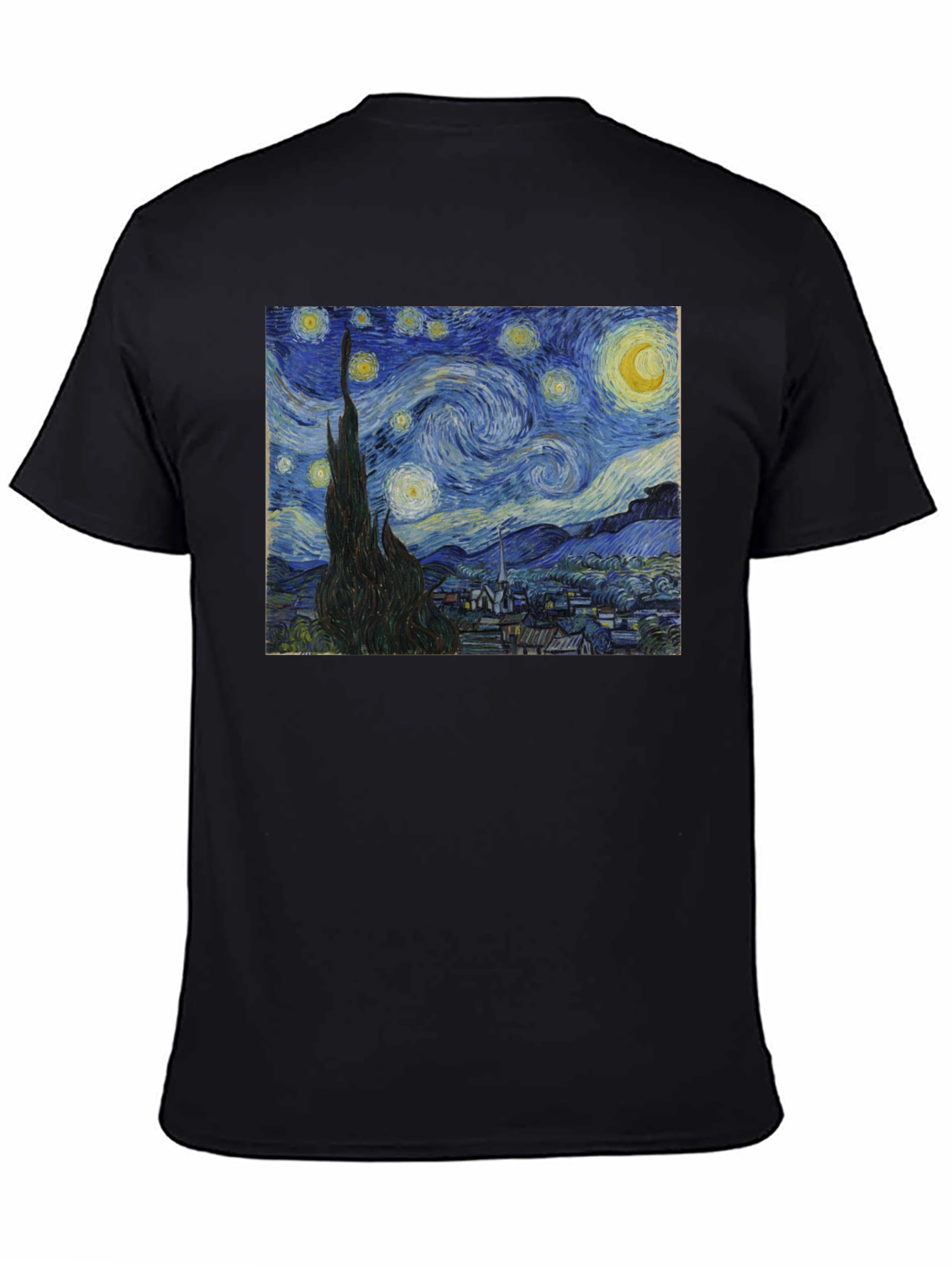Starry Night Graphic Tee - Art Inspired T-Shirt