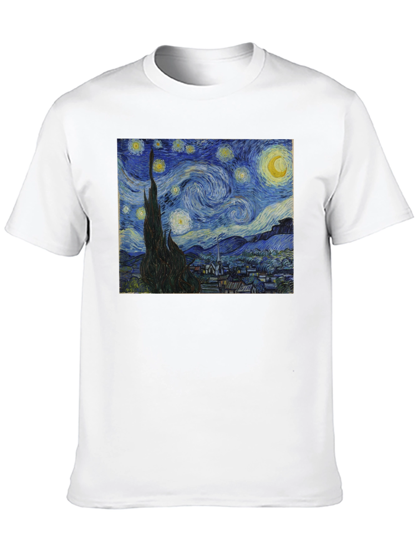 Starry Night Graphic Tee - Art Inspired T-Shirt
