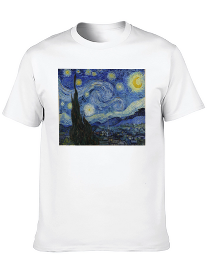 Starry Night Graphic Tee - Art Inspired T-Shirt