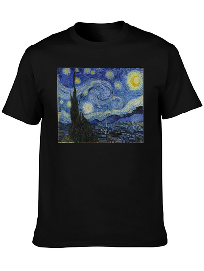 Starry Night Graphic Tee - Art Inspired T-Shirt