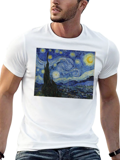 Starry Night Graphic Tee - Art Inspired T-Shirt